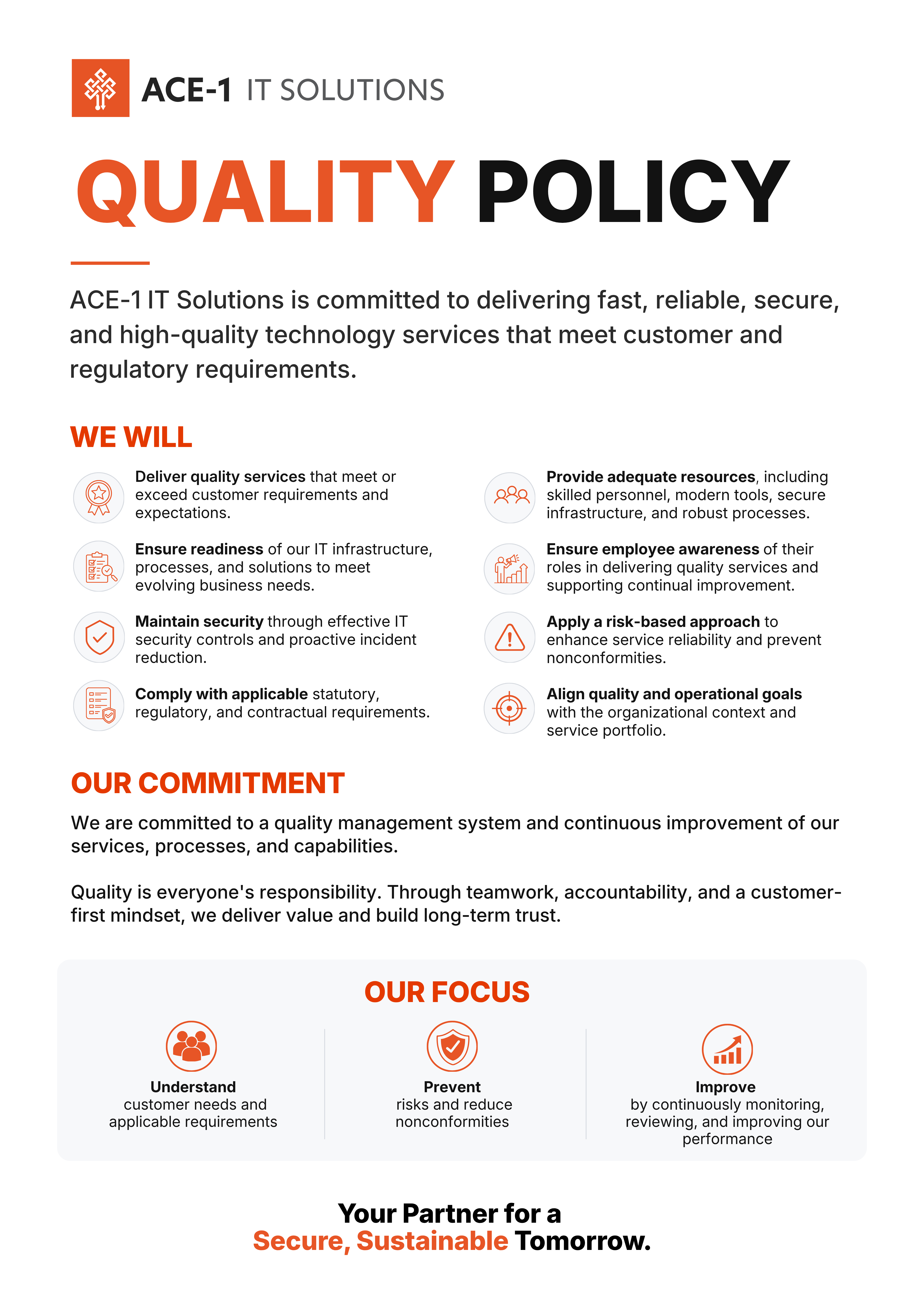 Quality Policy